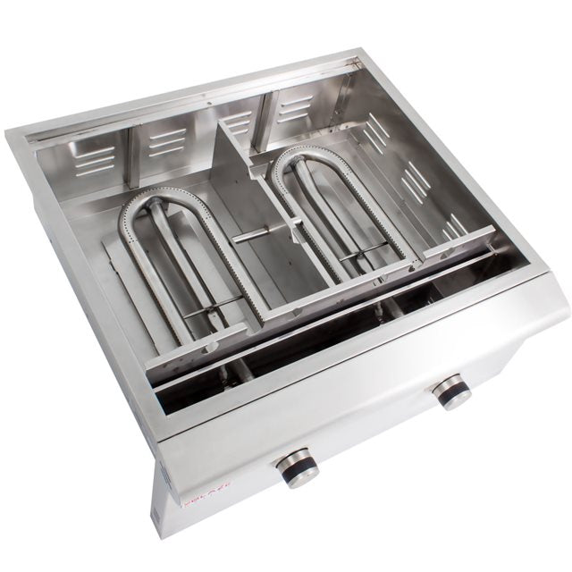 Blaze 30-Inch Built-In Gas Griddle with Dual U-Burners and LED Knobs – LTE Series BLZ-GRID-LTE-NG