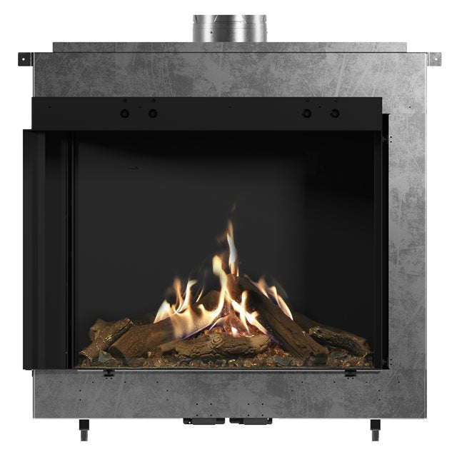 Faber 37x26-Inch 3326 Series Matrix 2-Sided Left Propane Fireplace Indoor FMG3726L-LP
