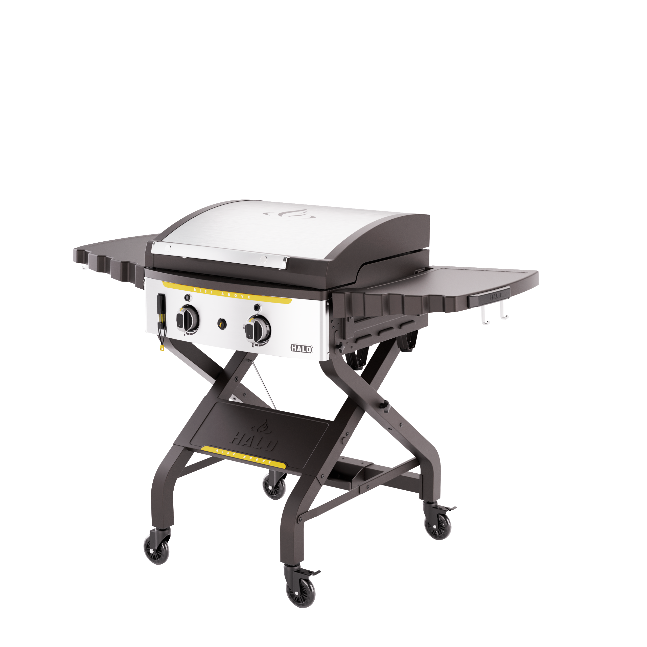 HALO Elite2B Outdoor Griddle with 480 sq in Inset Cooking Surface and Dual-Zone 2-Burner System HZ-1003-XNA
