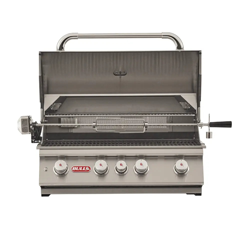Bull Grills 30 Inch Angus Series Built-In Gas Grill with Rotisserie 47629
