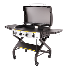 HALO Elite4B Outdoor Griddle with 720 sq in Inset Cooking Surface and Dual-Zone Burner System HZ-1001-XNA