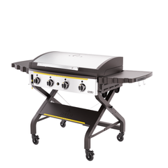 HALO Elite4B Outdoor Griddle with 720 sq in Inset Cooking Surface and Dual-Zone Burner System HZ-1001-XNA