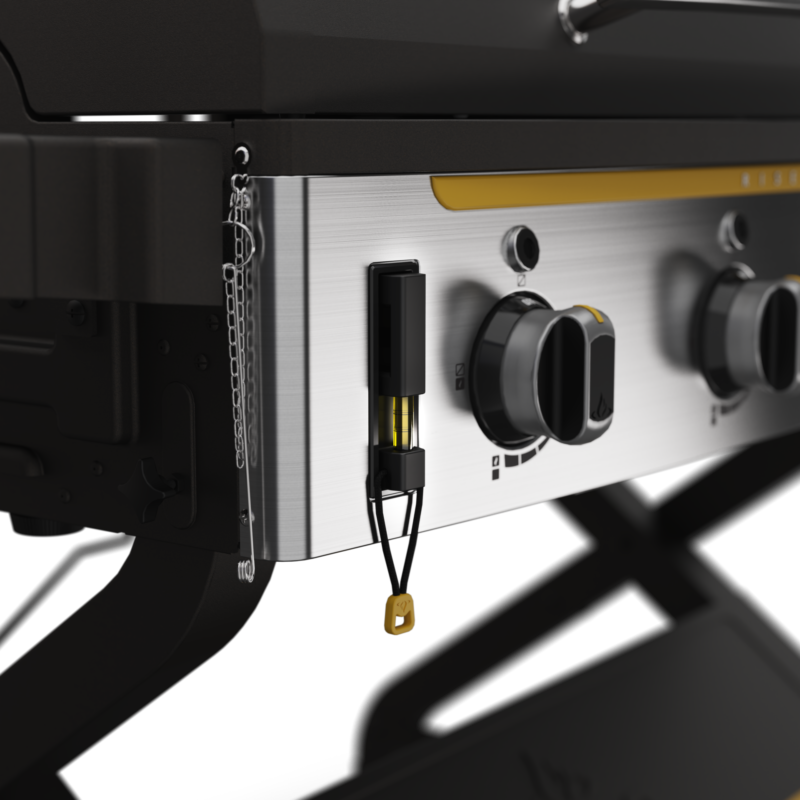 HALO Elite4B Outdoor Griddle with 720 sq in Inset Cooking Surface and Dual-Zone Burner System HZ-1001-XNA