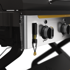 HALO Elite4B Outdoor Griddle with 720 sq in Inset Cooking Surface and Dual-Zone Burner System HZ-1001-XNA