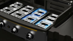 HALO Elite4B Outdoor Griddle with 720 sq in Inset Cooking Surface and Dual-Zone Burner System HZ-1001-XNA