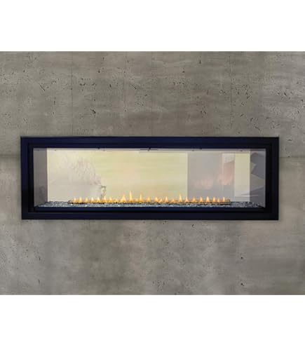 Empire 48" Boulevard Double-Sided Vent-Free Linear Gas Fireplace with Barrier VFLB48SP90P