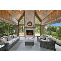 Amantii 30 Inch Lumina Smart Electric Fireplace Insert, Indoor/Outdoor, Smart Heater, TRD-30