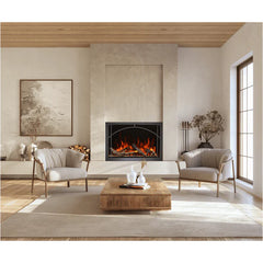 Amantii 48 Inch Traditional Lumina Smart Electric Fireplace, Indoor/Outdoor, Built-In Heater, WiFi Enabled,TRD-48
