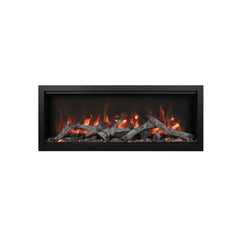 Amantii 100 Inch Symmetry Bespoke Extra Tall Electric Fireplace, Built-In, WiFi, Crackling Sound, Bluetooth Speakers, SYM-100-XT