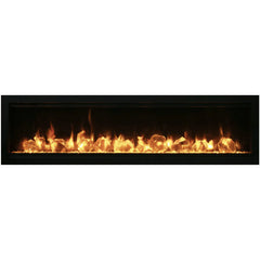 Amantii 34 Inch Symmetry Lumina Smart Electric Fireplace, Built-In, Indoor/Outdoor, WiFi Control, SYM-34-LUMINA