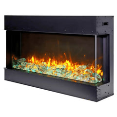 Amantii 50 Inch Panorama Extra Slim Lumina Smart Electric Fireplace, Indoor/Outdoor, BI-50-XTRASLIM
