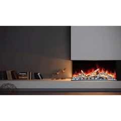 Amantii 55 Inch Tru View Bespoke Smart Electric Fireplace, Indoor/Outdoor, Built-In, TRV-55-BESPOKE