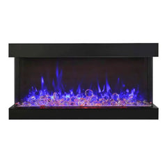 Amantii 88 Inch Tru View Extra Tall Lumina Smart Electric Fireplace, Indoor/Outdoor, Ultra-Tall Design, WiFi, App Control, 88-TRV-XT-XL-LUMINA