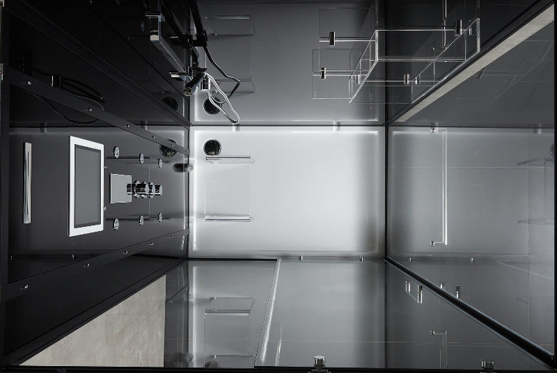 Maya Bath Platinum Arezzo-L Steam Shower – Luxury Whirlpool Spa with Smart TV & Massage Jets