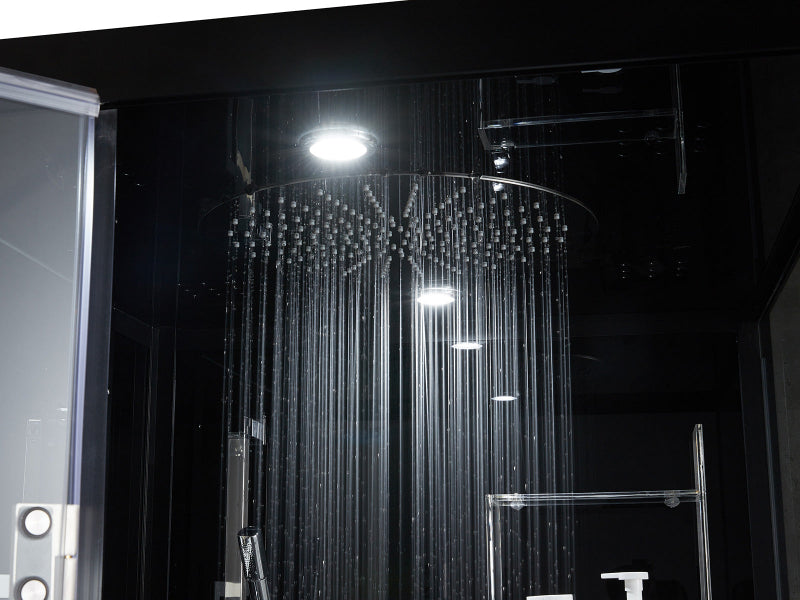 Maya Bath Platinum Arezzo-L Steam Shower – Luxury Whirlpool Spa with Smart TV & Massage Jets