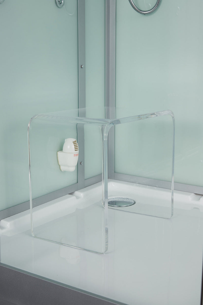 Maya Bath Platinum Arezzo-L Steam Shower – Luxury Whirlpool Spa with Smart TV & Massage Jets