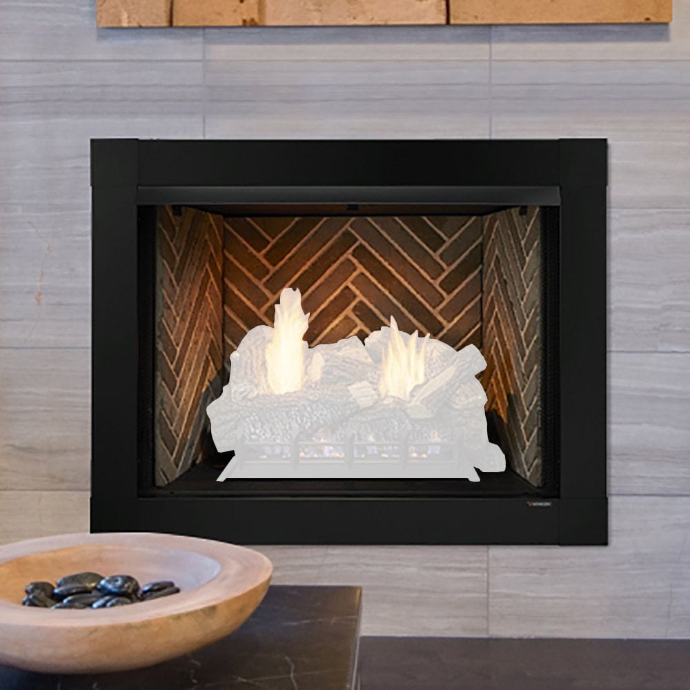 Monessen 36-inch Attribute Universal Circulating Vent-Free Firebox with Radiant Face and Multitonal Reversible Interior Panels ACUF36-BD