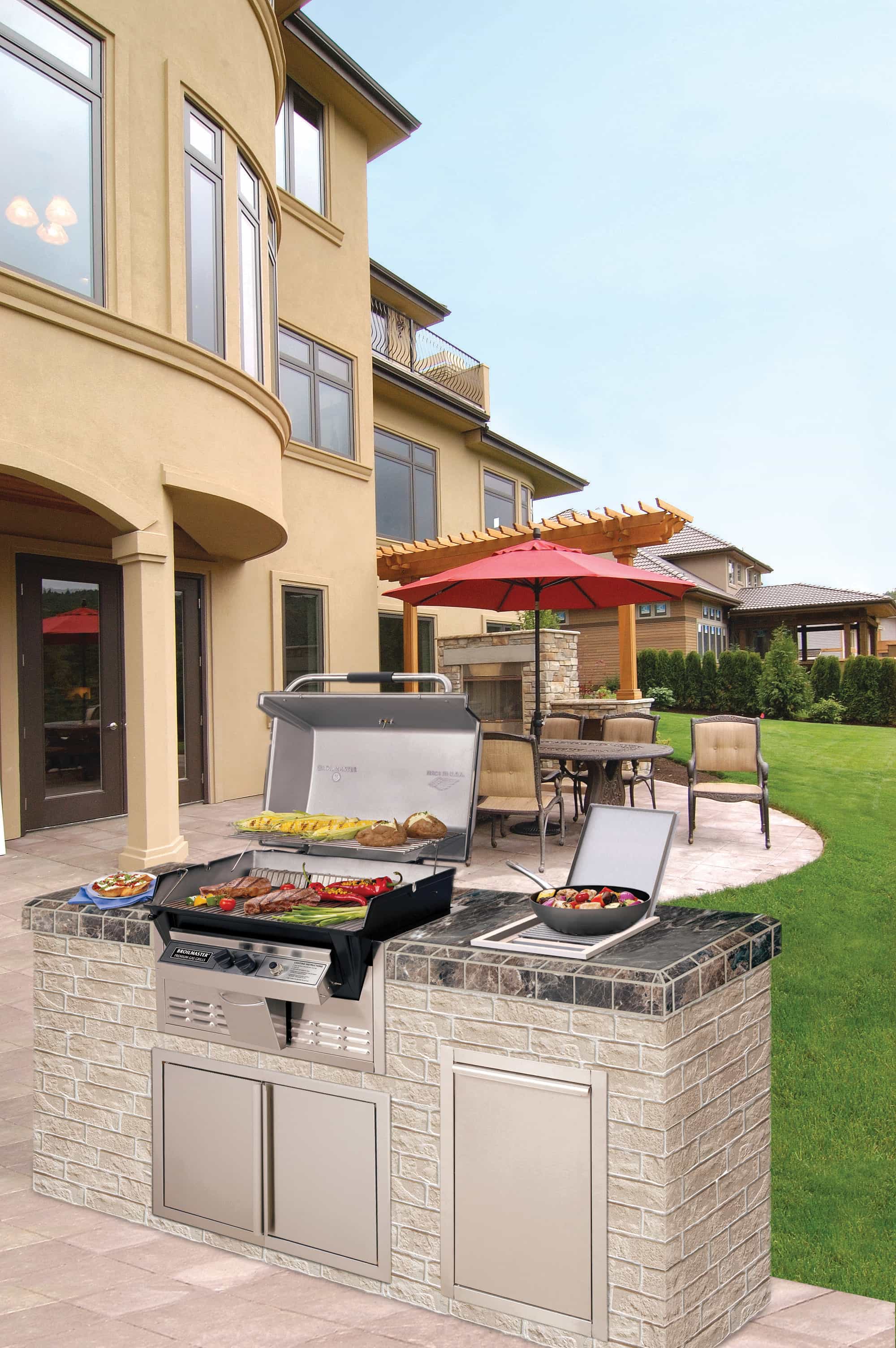 Infrared Side Burner with 10,000 BTU Capacity and Natural Gas Compatibility for DPA153for Side Shelf (DPA151N)