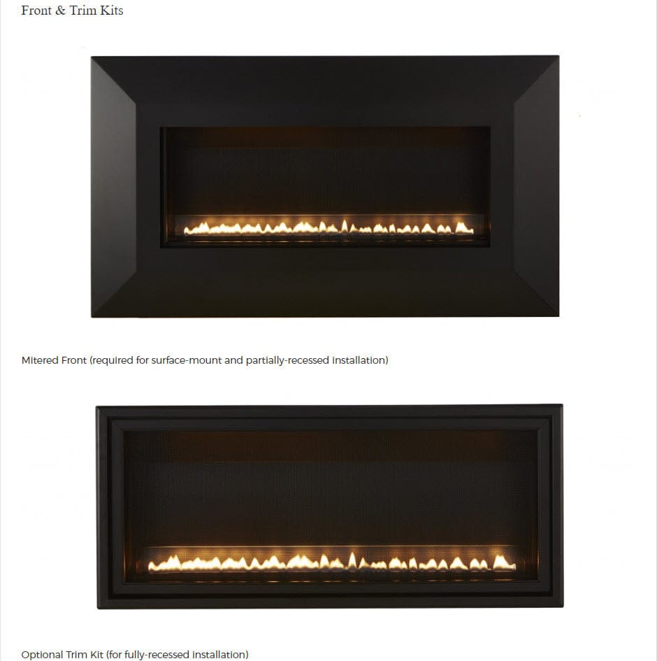 Empire 30" Boulevard Slimline Vent-Free Linear Gas Fireplace VFSL30FP7010P