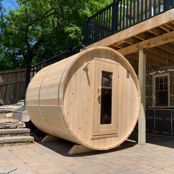 Dundalk LeisureCraft CT Harmony Barrel Sauna - Electric Heater CTC22E
