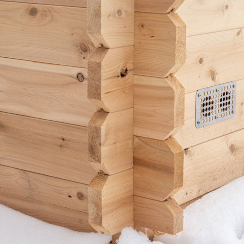 Dundalk LeisureCraft CT Granby 3 Person Outdoor Sauna Electric only CTC66WE