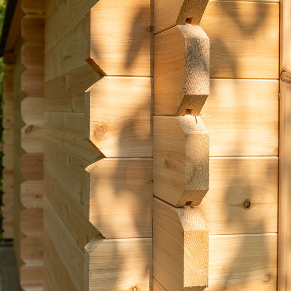 Dundalk LeisureCraft CT Georgian Cabin Sauna with Changeroom 6 Person - Wood-burning Heater CTC88CW