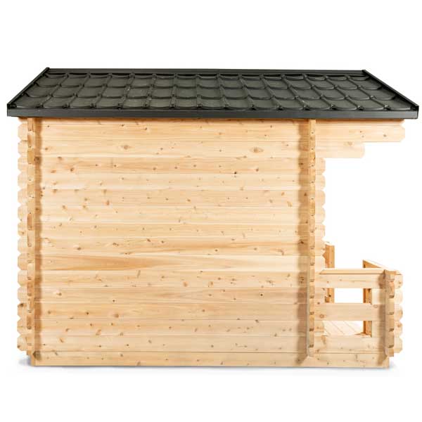Dundalk LeisureCraft CT Georgian Cabin Sauna with Porch Electric Heater CTC88PE