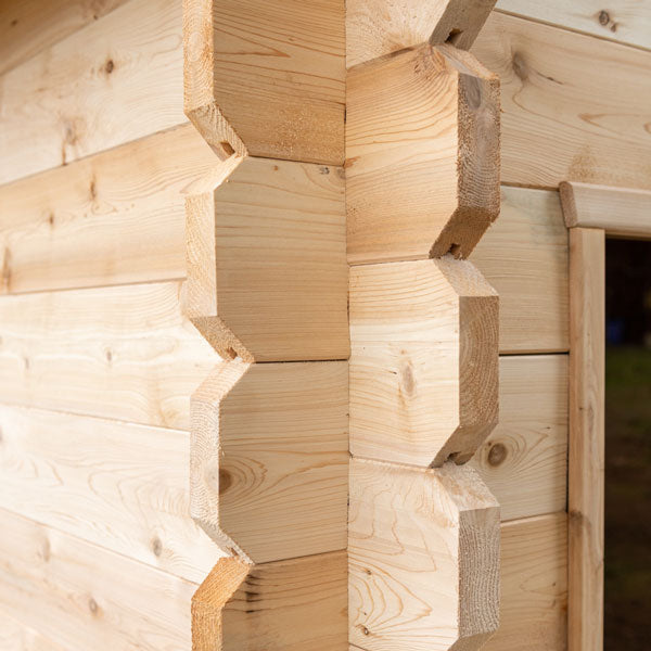 Dundalk LeisureCraft CT Georgian 6 Person Outdoor Sauna - Wood-burning Heater CTC88W