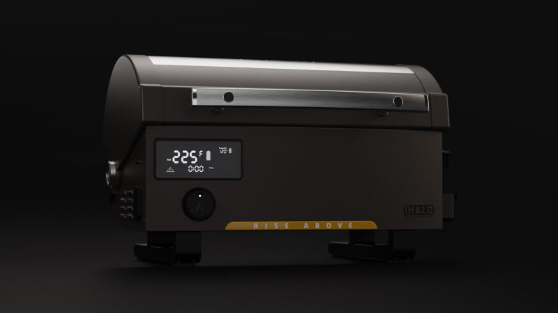 HALO Prime300 Battery Powered Countertop Pellet Grill with 300 sq in Cooking Area HS-1005-ANA
