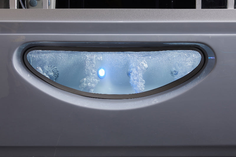 Maya Bath Platinum Catania-L Steam Shower & Catania Steam Shower – Luxury Corner Whirlpool Spa with Entertainment Features