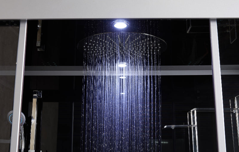 Maya Bath Platinum Catania-L Steam Shower & Catania Steam Shower – Luxury Corner Whirlpool Spa with Entertainment Features