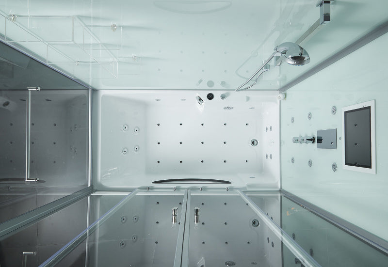 Maya Bath Platinum Catania-R Steam Shower & Catania Steam Shower – Luxury Corner Whirlpool & Entertainment Spa