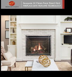 Empire 50" Renegade Clean-Face Direct Vent Gas Fireplace with TruFlame Technology DVCT50CBP95P