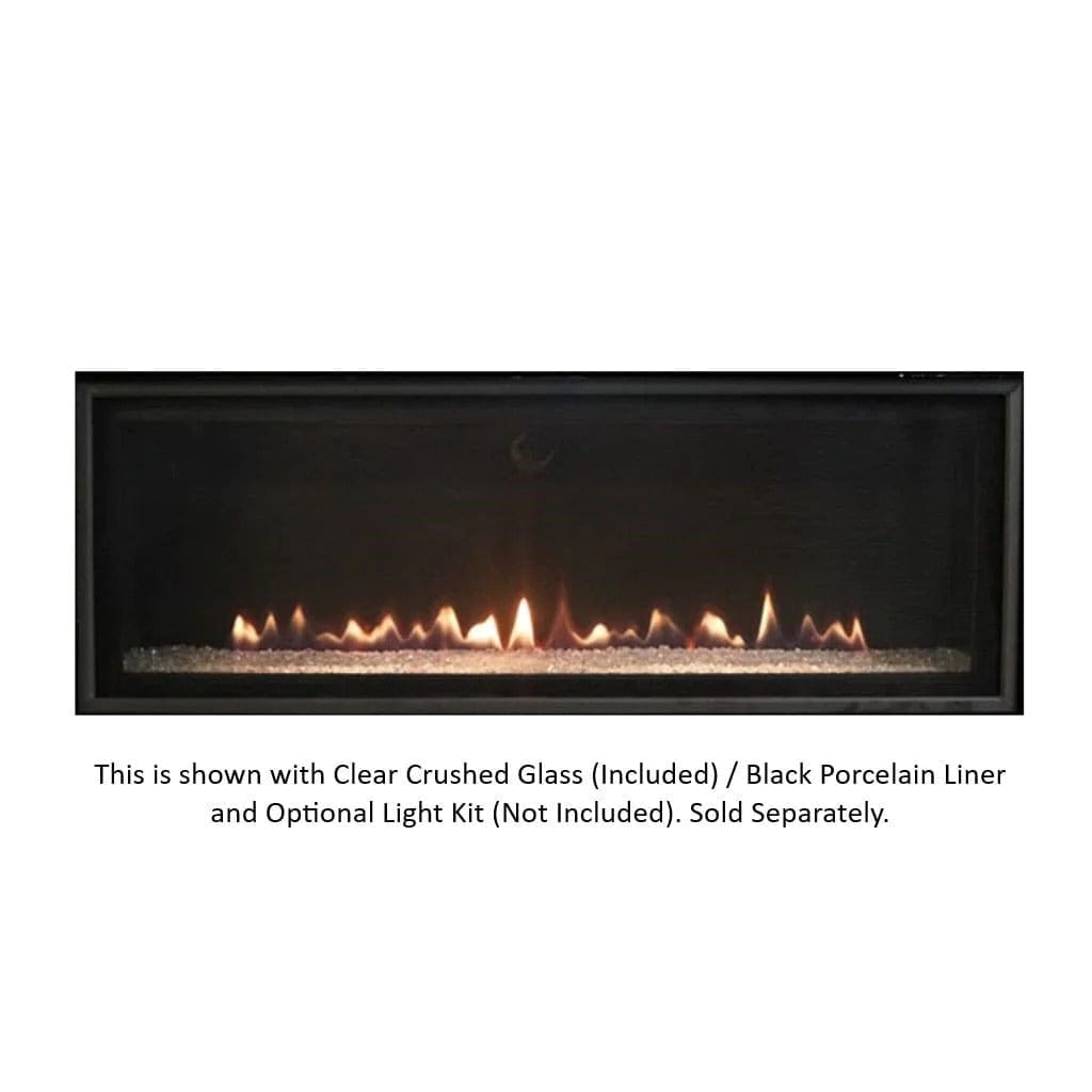 Empire 46" Loft Direct Vent Linear Gas Fireplace with Crushed Glass DVL46BP30P
