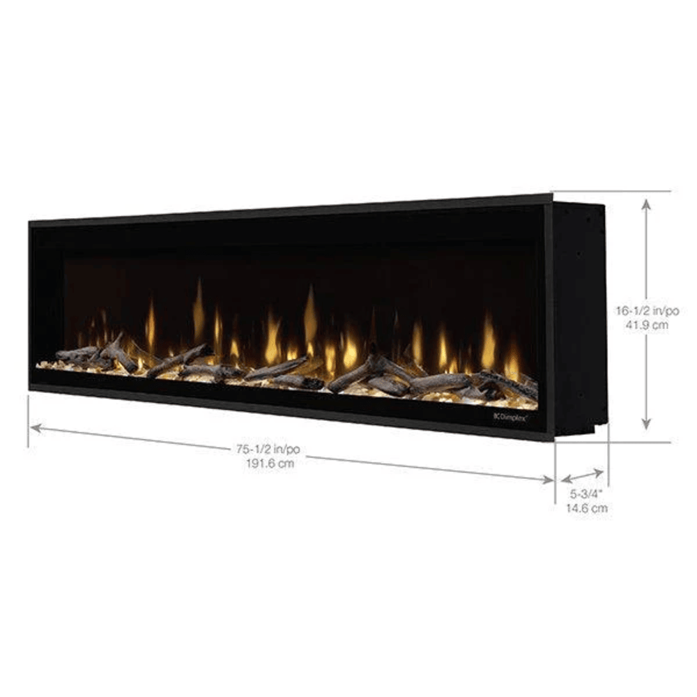 Dimplex Ignite Evolve 74 Inch Built-In Linear Electric Fireplace 500002608