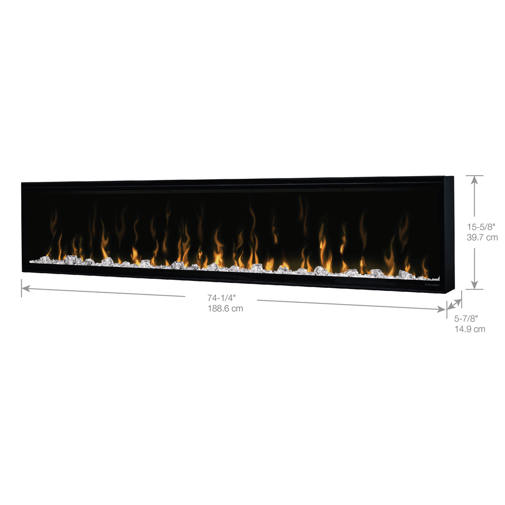 Dimplex 74 Inch IgniteXL Linear Electric Fireplace X-XLF74