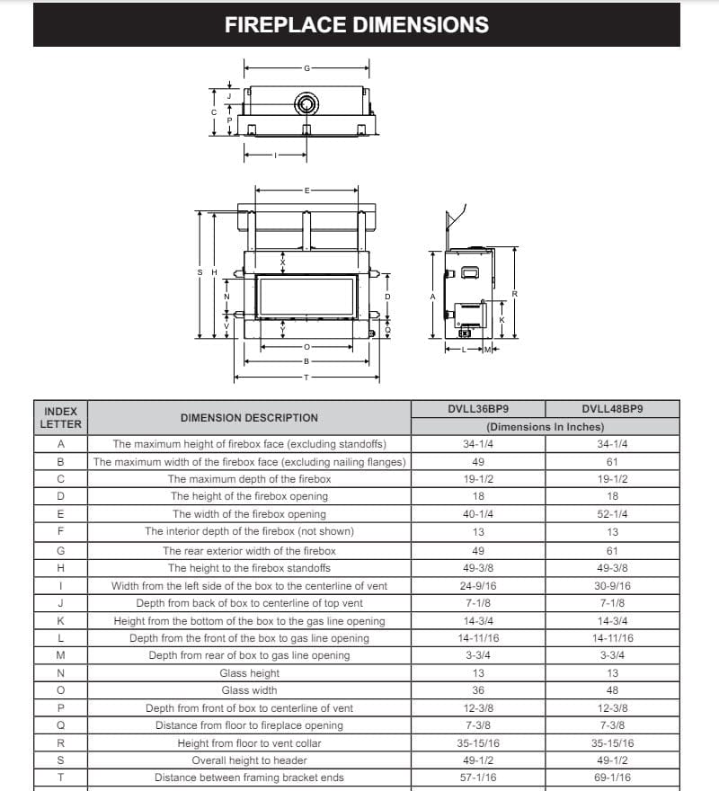 Empire 48" Boulevard Direct Vent Linear Gas Fireplace with Liner and Multi-Function Remote DVLL48BP92P