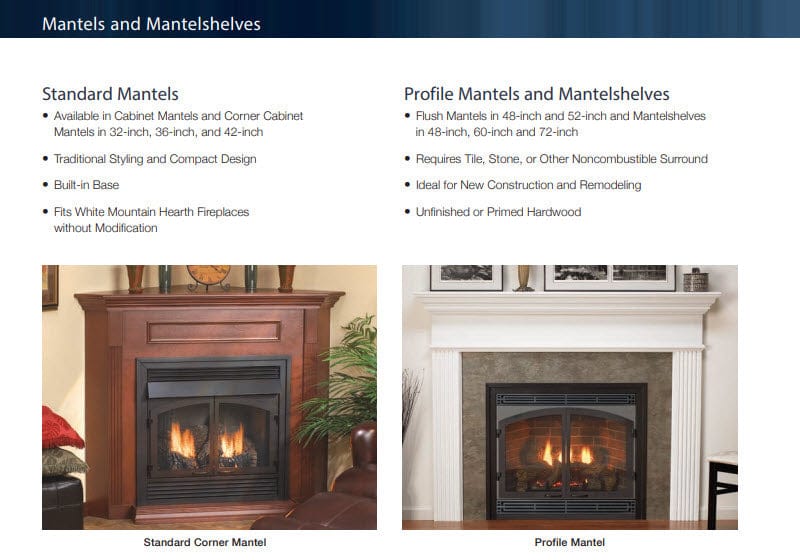 Empire 36" Lincoln Premium Double-Sided Vent-Free Gas Fireplace with Banded Brick Liner VFP36SP32EP