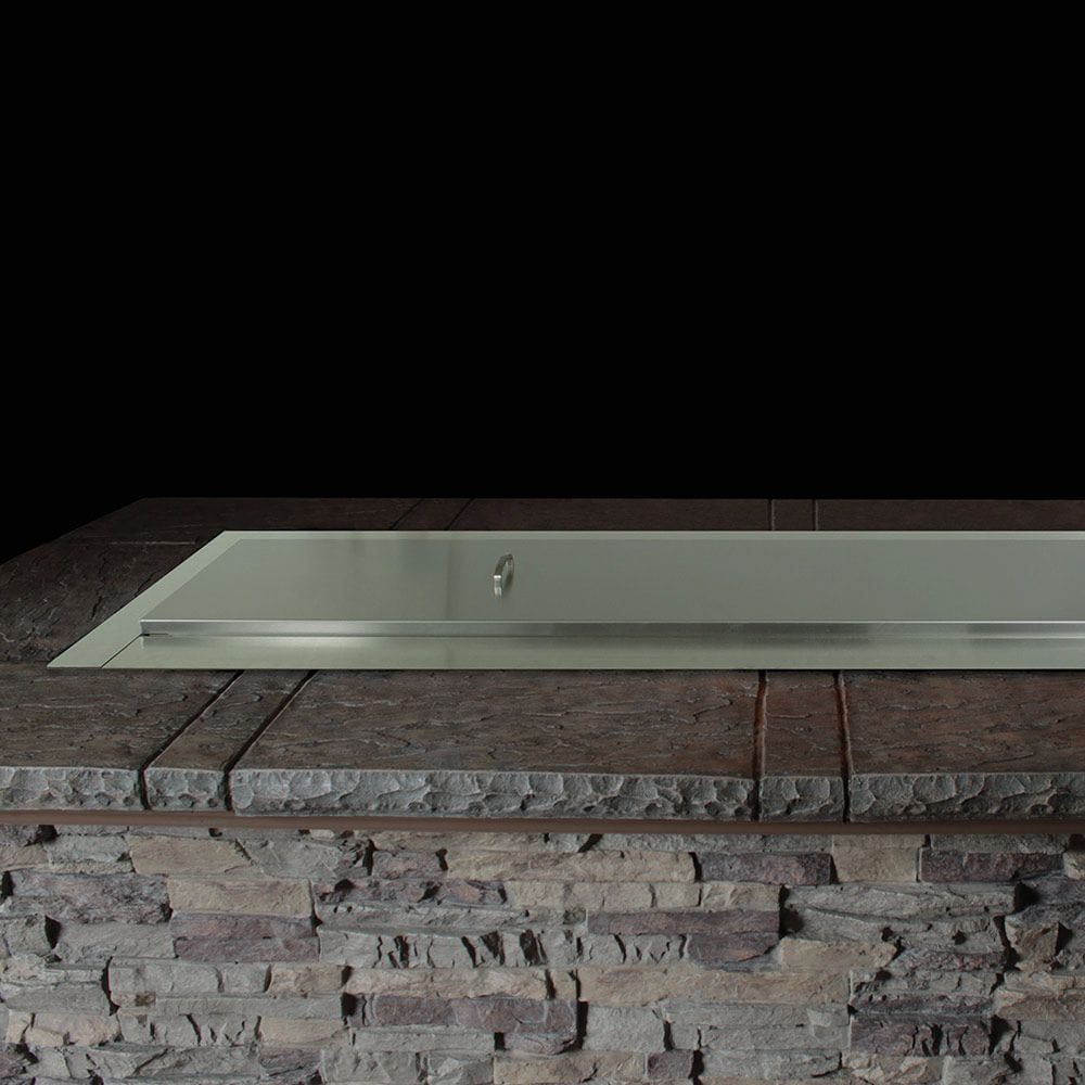 Empire 60" Carol Rose Outdoor Stainless Steel Linear Gas Fire Pit OL60TP10P
