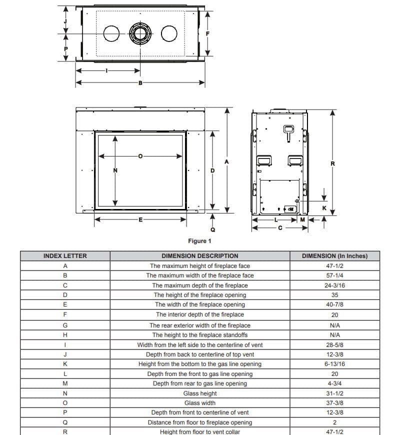 Empire 40" Renegade Clean-Face Double-Sided Direct Vent Gas Fireplace with TruFlame Technology DVCT40CSP95P