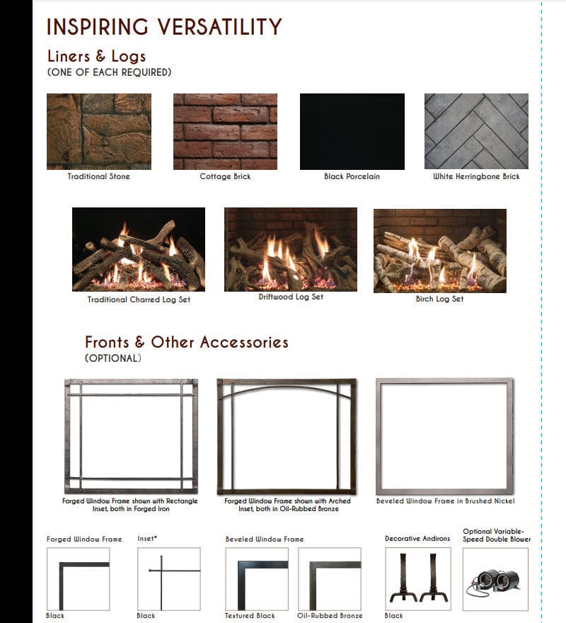 Empire 40" Renegade Clean-Face Direct Vent Gas Fireplace with TruFlame Technology DVCT40CBP95P