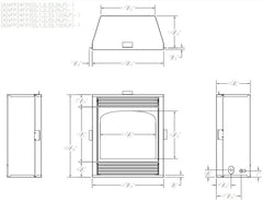 Empire 24" Lincoln Premium Vent-Free Gas Fireplace with Slope Glaze Burner VFP24FP30L10P