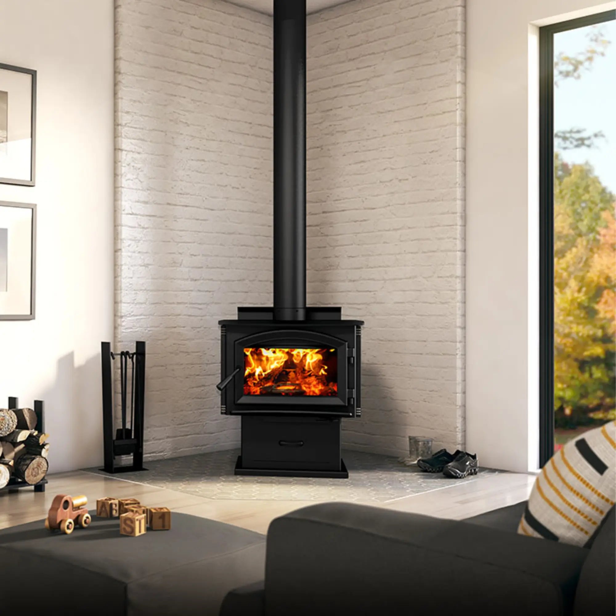 Enerzone Solutions 1.7 Wood Burning Stove - EB00055