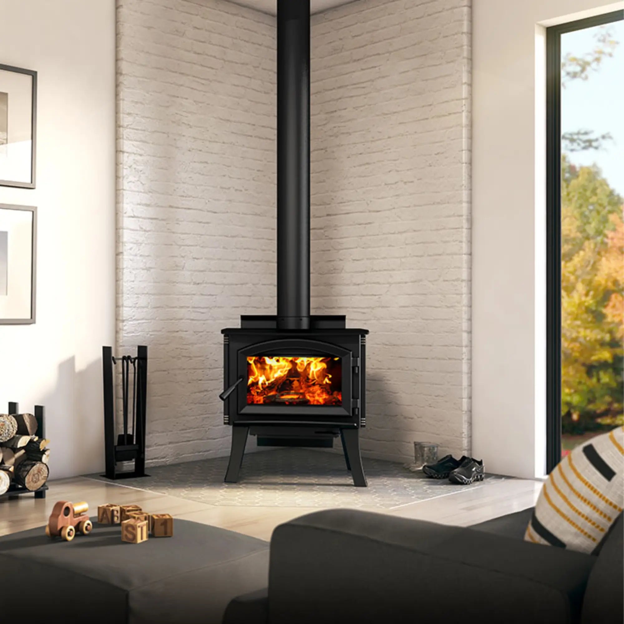 Enerzone Solutions 1.7 Wood Burning Stove - EB00055