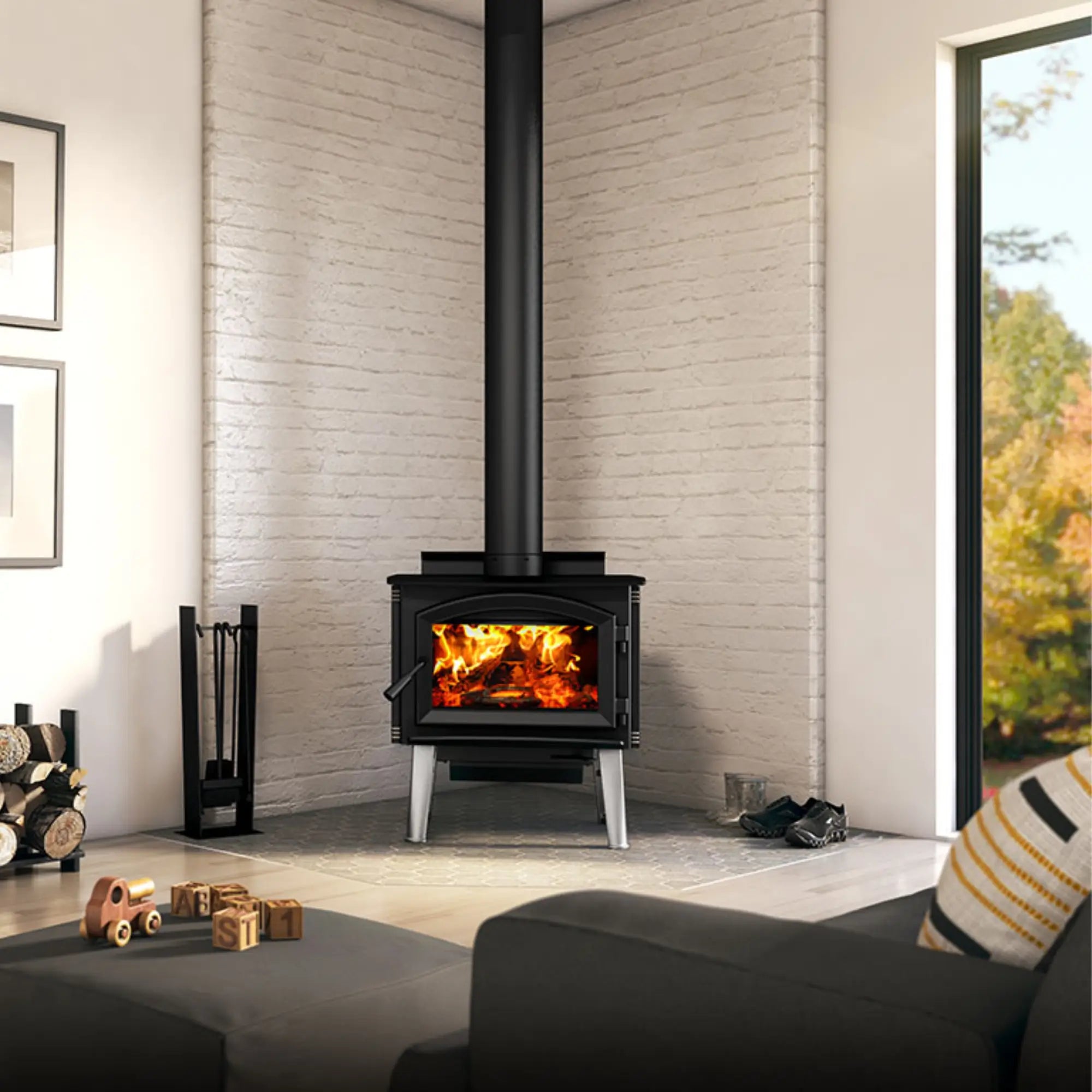 Enerzone Solutions 1.7 Wood Burning Stove - EB00055