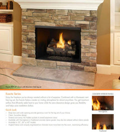 Monessen 36-inch Exacta Vent-Free Circulating Clean Face Firebox BUF36A
