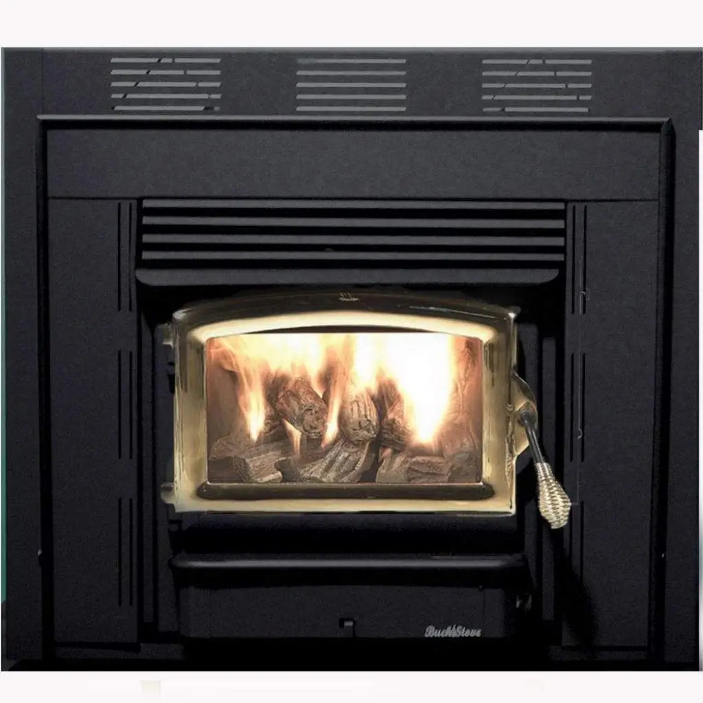 Buck Stove Model 21ZC Zero Clearance Non-Catalytic Wood Burning Fireplace with Blower FP ZC21