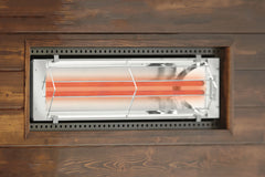 Open Box Infratech 33'' Stainless Steel Flush Mount Frame Kit