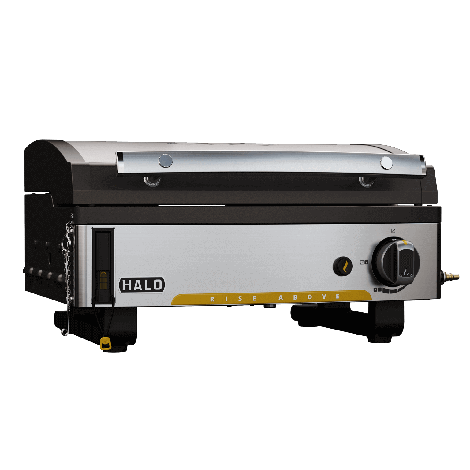 HALO Elite1B Outdoor Countertop Griddle with Dual-Zone Burner and Windproof Inset Plate HZ-1007-ANA