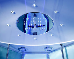 Maya Bath Platinum Comfort Steam Shower – Walk-In Whirlpool Bathtub with Chromotherapy & 3D Hydro Massage